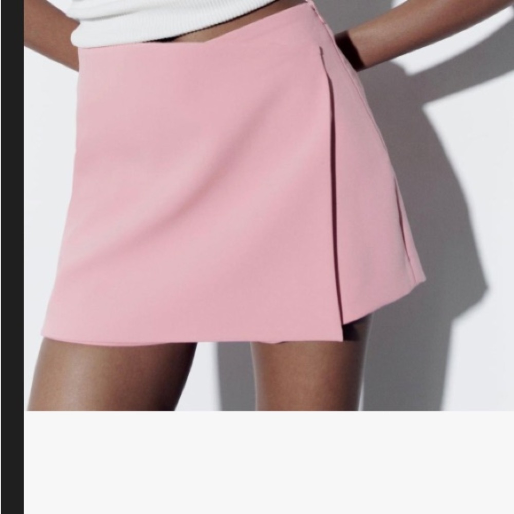 Zara baby pink skort nwt xl